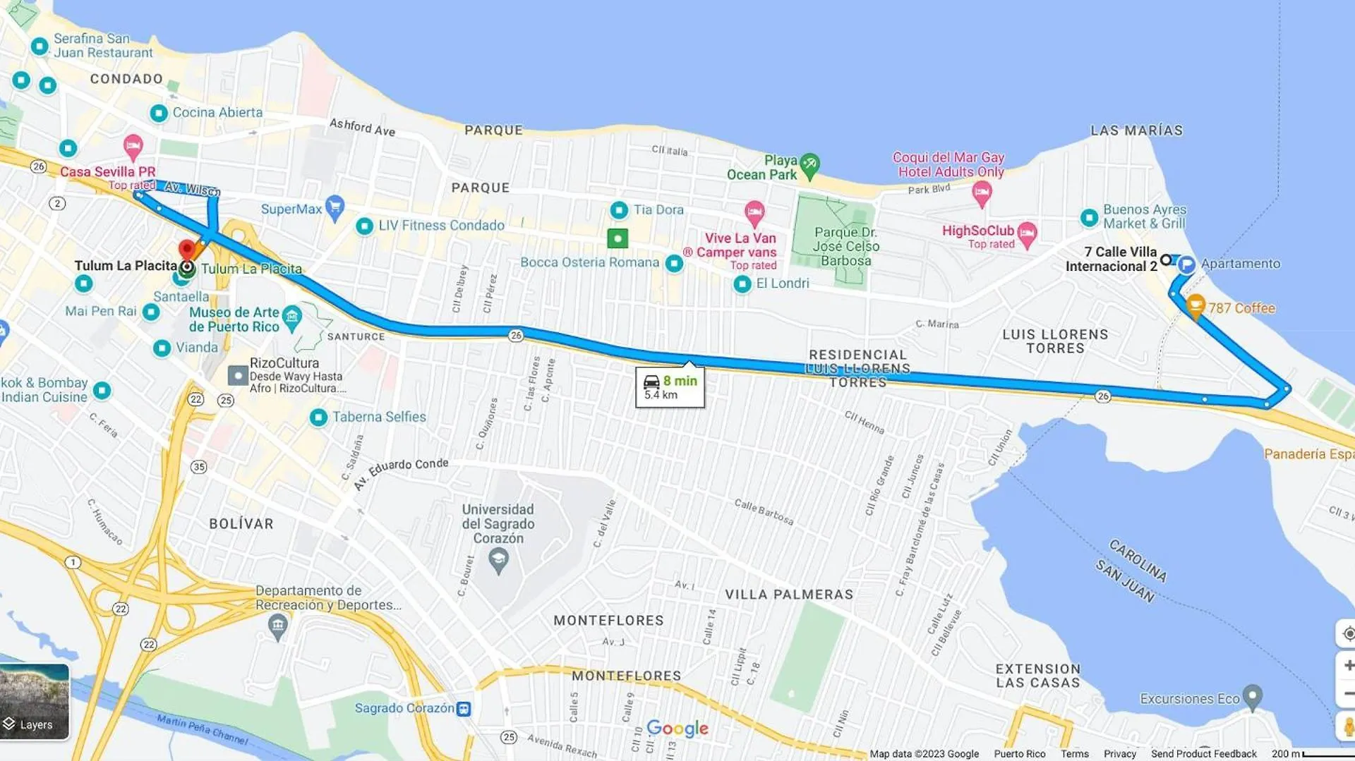 San Juan Home Steps Away From The Beach 0*, 산후안 푸에르토리코